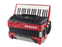 Hohner Bravo III 96 Silent Key Red Hohner Bravo III 96 Silent Key Red
